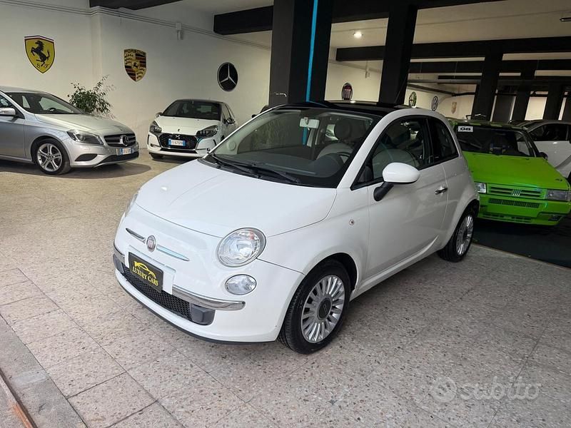 Usata Fiat 500 Lounge 69 CV (50 kW) 2010 Bianco Berlina