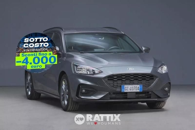 Grigio Usata 2020 Ford Focus ST-Line X Station wagon | 11.388 € (Super prezzo) - Immagine 1/4