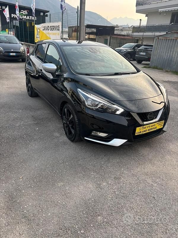 Usata Nissan Micra Tekna 90 CV (66 kW) 2017 Nero Utilitaria