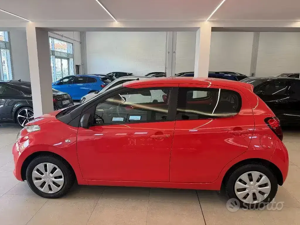 Usata Citroën C1 Shine 69 CV (50 kW) 2016 Rosso Utilitaria
