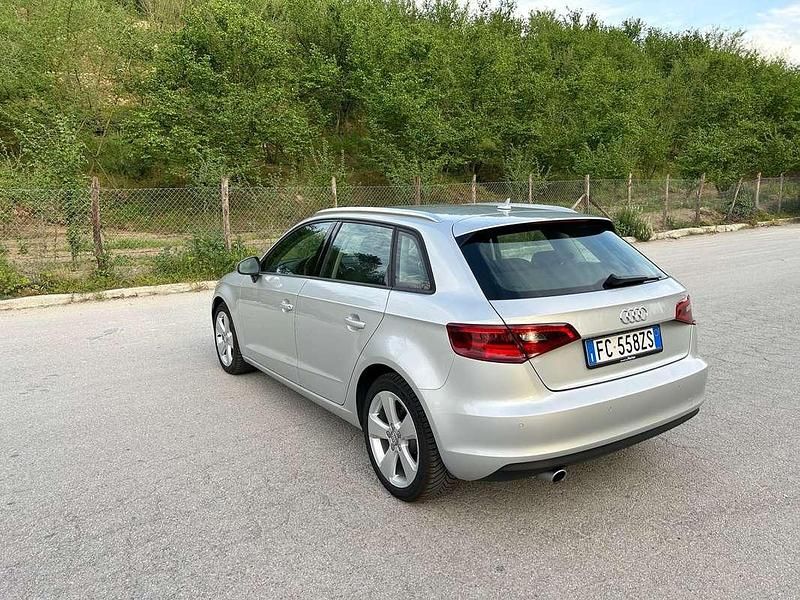 Usata Audi A3 Ambition 105 CV (77 kW) 2014 Argento Berlina