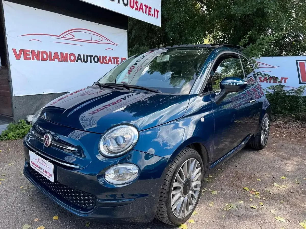 Usata Fiat 500 Mirror 95 CV (69 kW) 2018 Blu Berlina