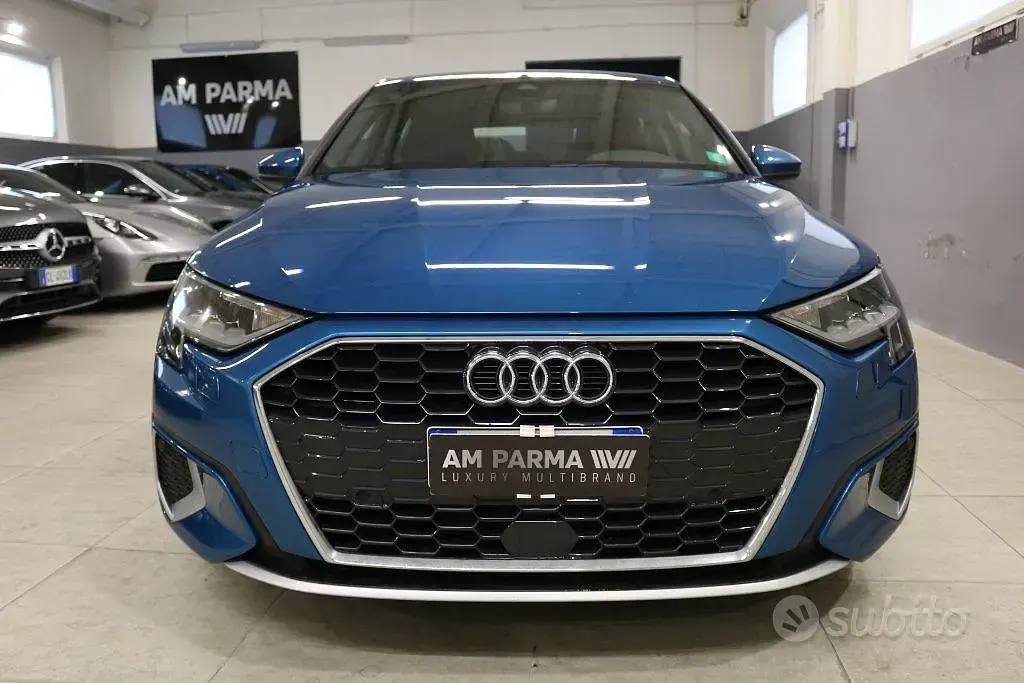 Usata Audi A3 Advanced 150 CV (110 kW) 2023 Blu Berlina