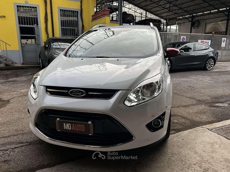 Bianco Usata 2013 Ford C-MAX Titanium Monovolume | 6900 € (Buon prezzo) - Immagine 1/4