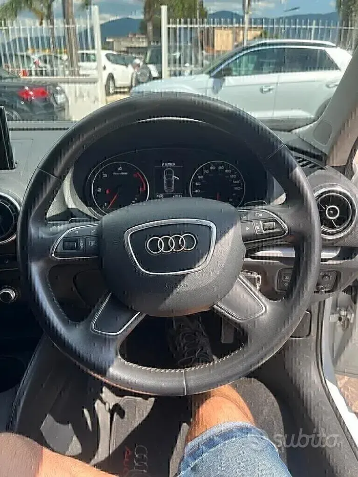 Usata Audi A3 Ambition 105 CV (77 kW) 2014 Bianco Berlina