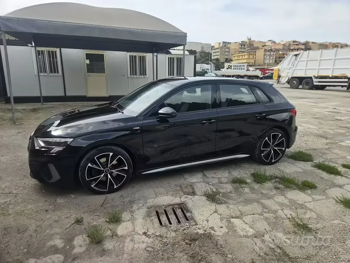 Usata Audi A3 S-Line 116 CV (85 kW) 2020 Nero Berlina
