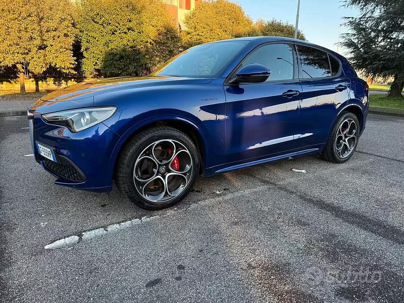 Usata Alfa Romeo Stelvio Veloce 210 CV (154 kW) 2021 Blu SUV