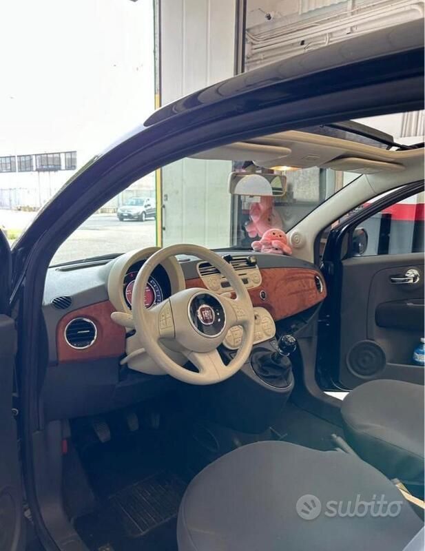 Usata Fiat 500 79 CV (58 kW) 2016 Nero Cabrio