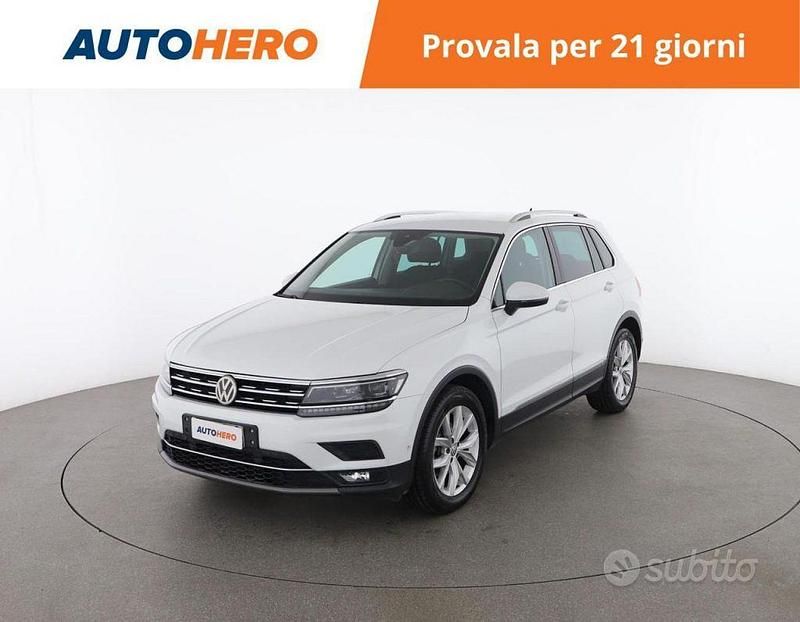 Usata VW Tiguan Advance 150 CV (110 kW) 2019 Bianco SUV