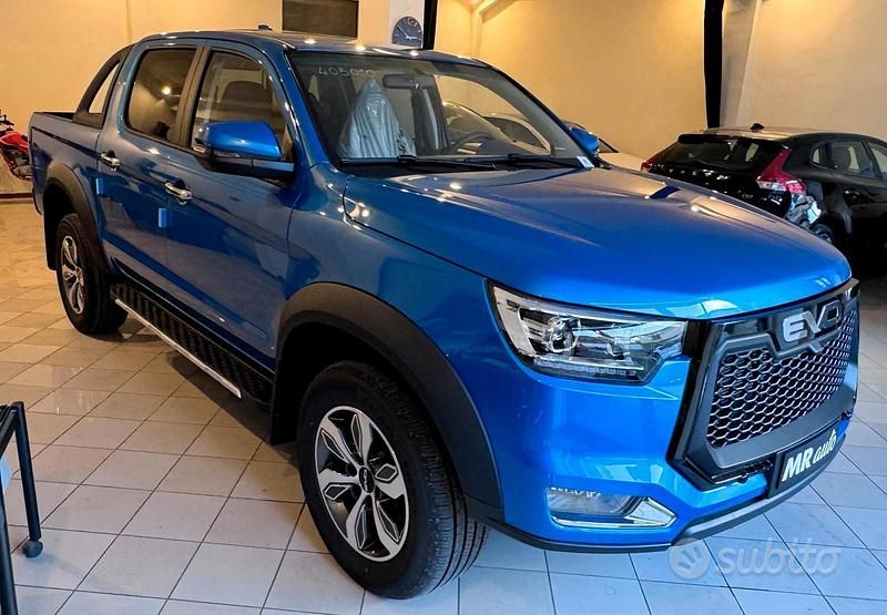 Nuova EVO Cross 4 136 CV (100 kW) 2025 Blu Pick-up