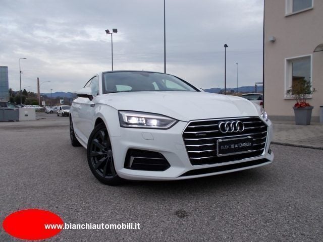 Usata Audi A5 Design 190 CV (139 kW) 2018 Bianco pastello Coupé