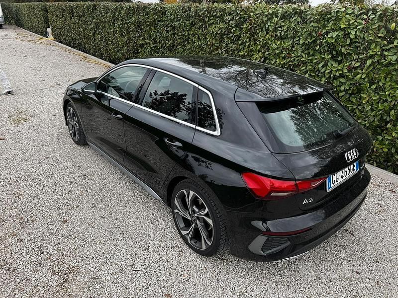 Usata Audi A3 150 CV (110 kW) 2021 Nero Berlina