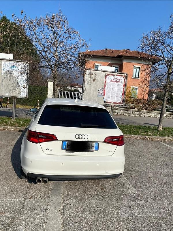 Usata Audi A3 Ambition 150 CV (110 kW) 2014 Bianco Berlina