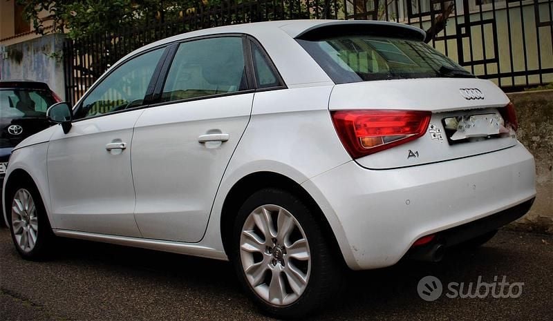 Usata Audi A1 Ambition 86 CV (63 kW) 2013 Bianco Utilitaria