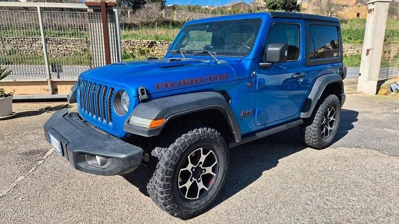 Usata Jeep Wrangler Rubicon 271 CV (199 kW) 2022 Blu SUV
