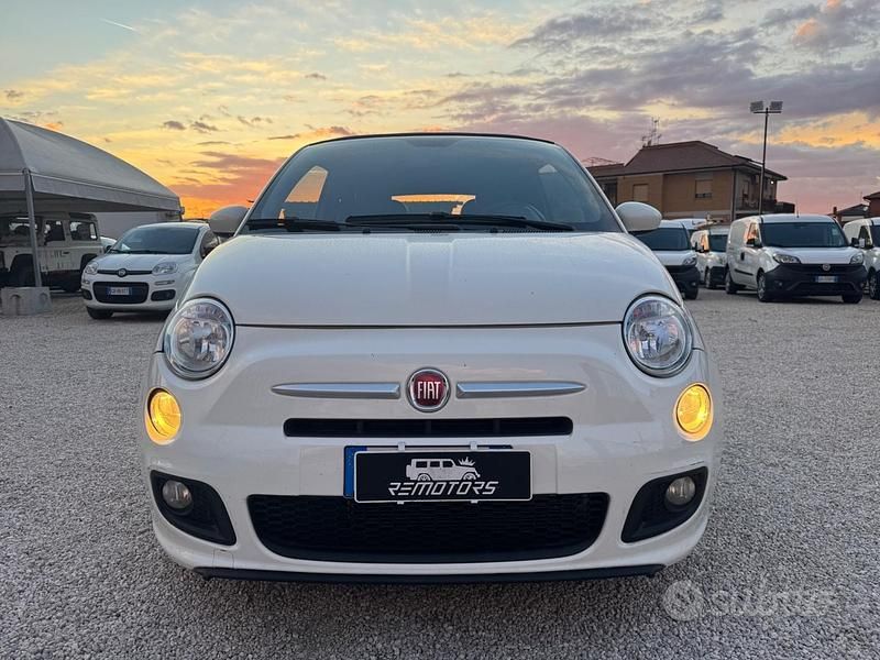 Usata Fiat 500 Sport 69 CV (50 kW) 2015 Bianco Cabrio