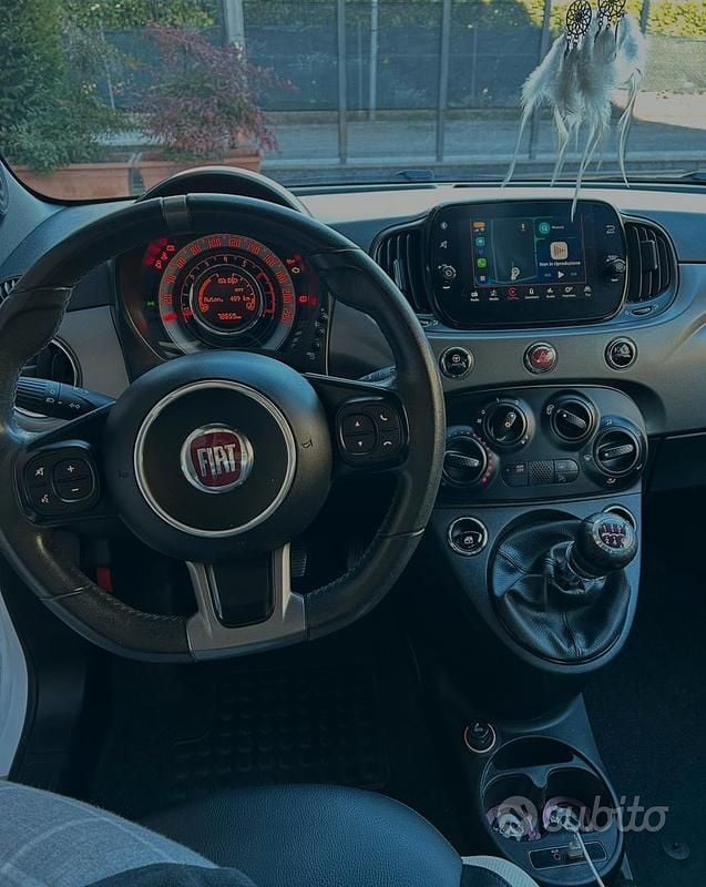 Usata Fiat 500 Sport 69 CV (50 kW) 2018 Bianco Berlina
