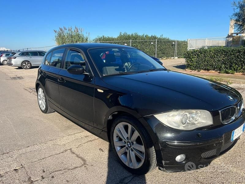Usata BMW 120 2006 Nero Utilitaria
