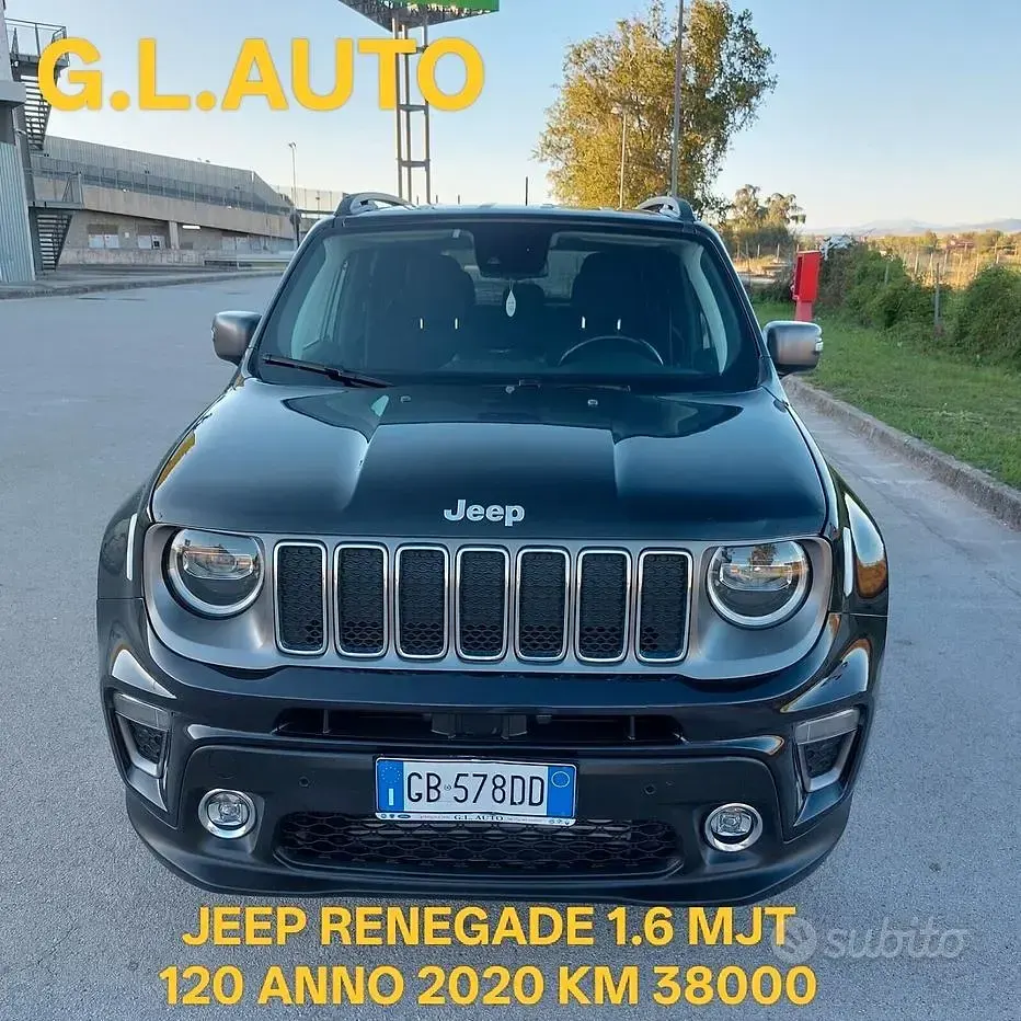Usata Jeep Renegade Limited 120 CV (88 kW) 2020 Nero SUV