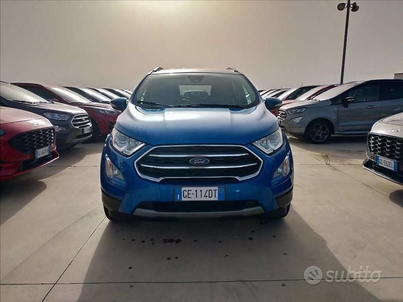 Usata Ford Ecosport Titanium 125 CV (91 kW) 2021 Blu SUV