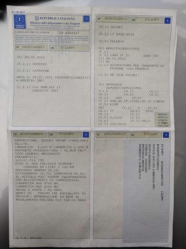 Usata 2015 Suzuki Celerio Utilitaria | 5500 € (Ottimo prezzo) - Immagine 1/4