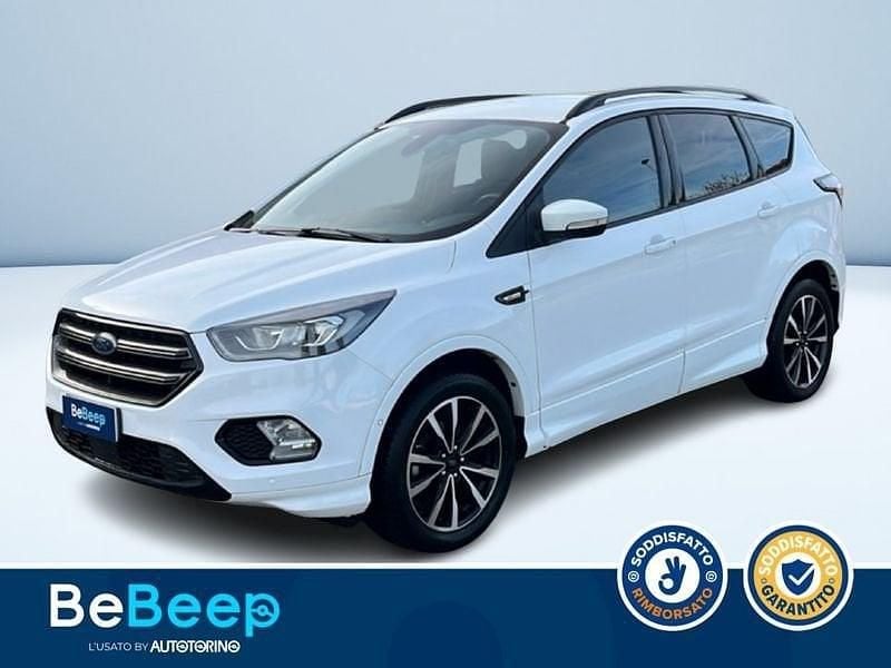 Bianco pastello Usata 2019 Ford Kuga ST-Line SUV | 16.400 € (Buon prezzo) - Immagine 1/3