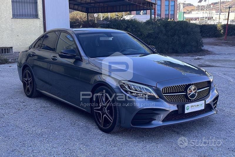 Usata Mercedes C200 Premium 160 CV (117 kW) 2019 Grigio Berlina