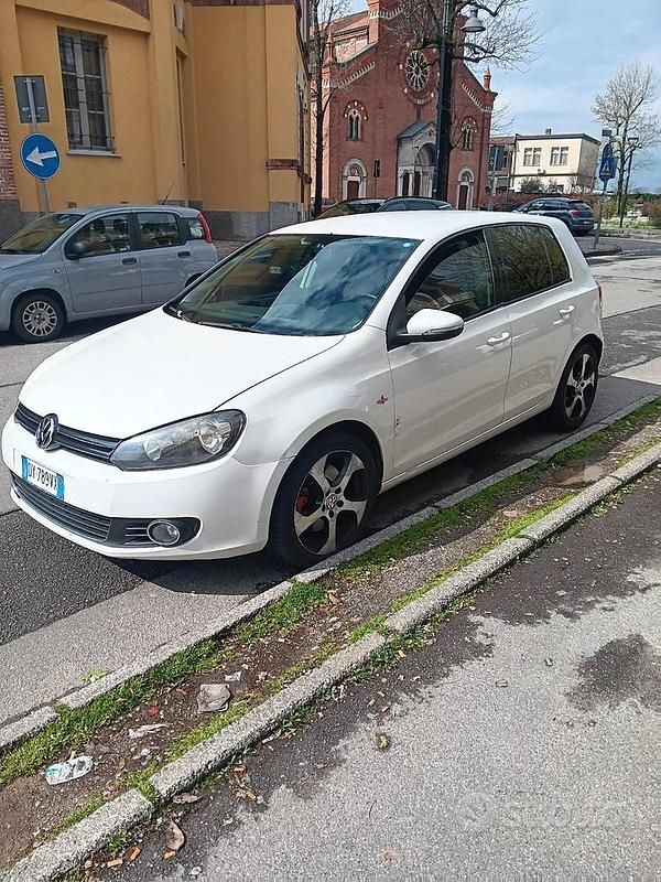 Usata VW Golf VI Highline 140 CV (102 kW) 2009 Bianco Utilitaria