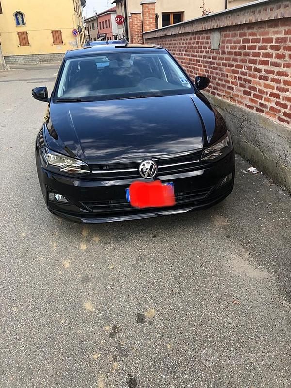 Usata VW Polo 95 CV (69 kW) 2019 Nero Utilitaria