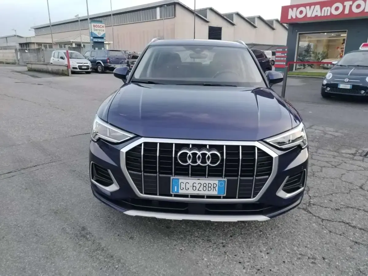 Usata Audi Q3 Advanced 150 CV (110 kW) 2021 Blu/azzurro SUV