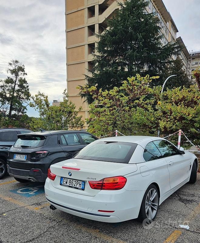 Usata BMW 428 M Sport 245 CV (180 kW) 2014 Bianco Cabrio