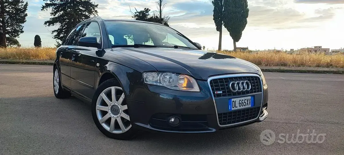 Usata Audi A4 140 CV (102 kW) 2008 Nero Station wagon