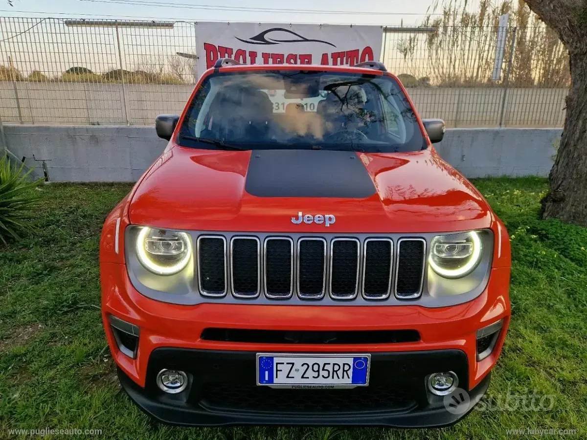 Usata Jeep Renegade Limited 120 CV (88 kW) 2019 Arancione SUV