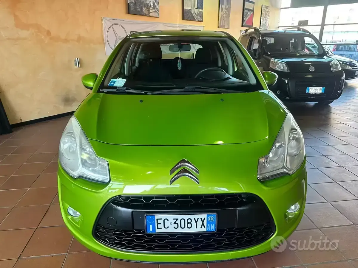 Usata Citroën C3 68 CV (50 kW) 2010 Verde Berlina
