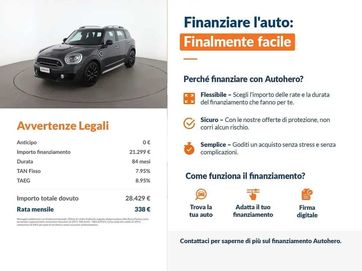Usata Mini Cooper S Countryman 192 CV (141 kW) 2020 Nero SUV