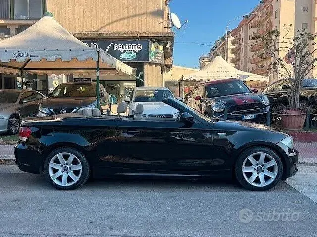 Usata BMW 118 Cabriolet 143 CV (105 kW) 2011 Nero Cabrio