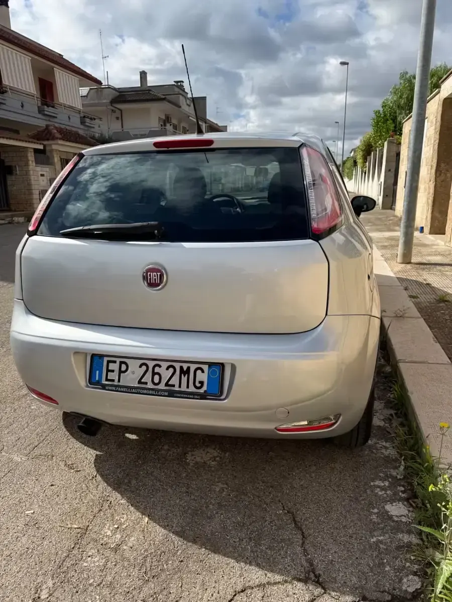 Usata Fiat Punto Easy 75 CV (55 kW) 2012 Argento Utilitaria