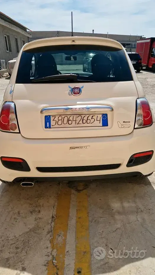 Usata Fiat 500 69 CV (50 kW) 2015 Bianco Utilitaria