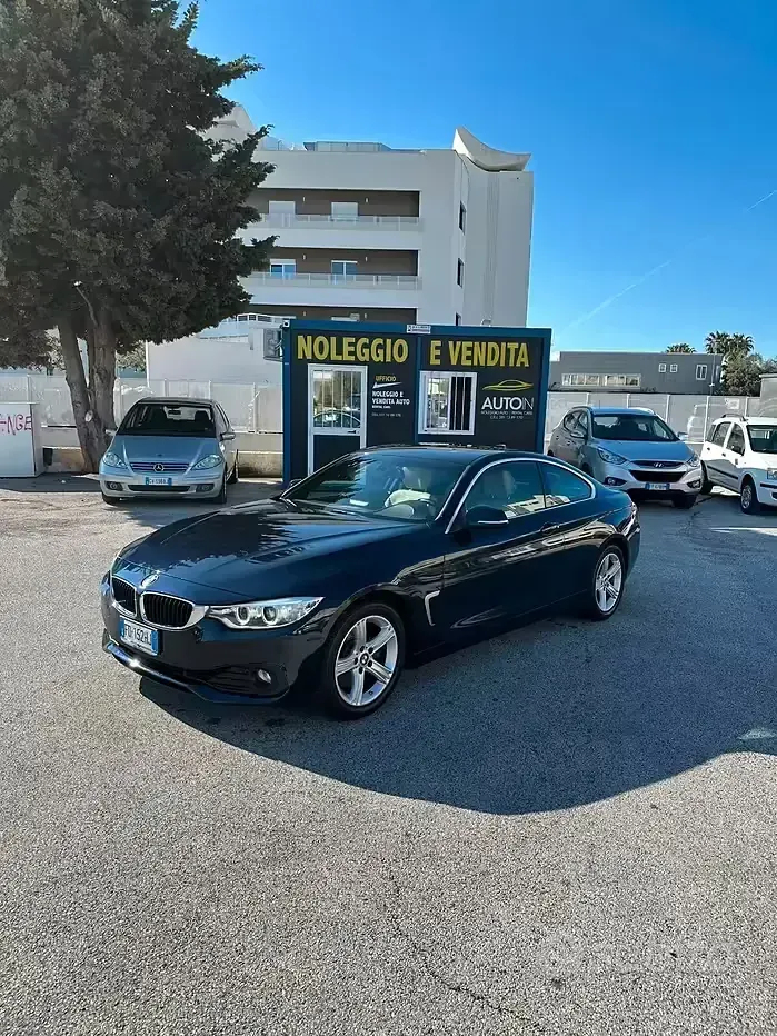 Begagnad BMW 430 Advantage 258 HK (189 kW) 2016 Blå Sportkupé