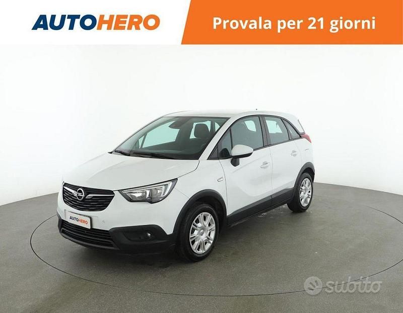 Bianco Usata 2019 Opel Crossland X SUV | 10.299 € (Buon prezzo) - Immagine 1/2