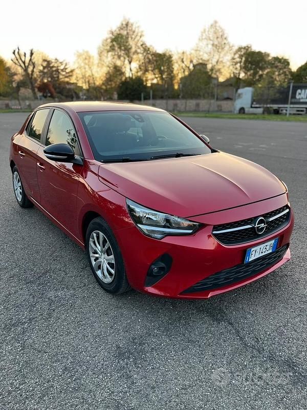 Usata Opel Corsa Enjoy 80 CV (58 kW) 2020 Rosso Utilitaria