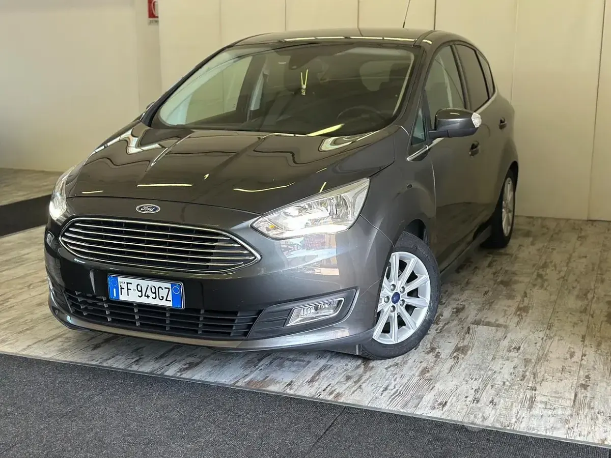 Usata Ford C-MAX Titanium 120 CV (88 kW) 2016 Grigio Monovolume