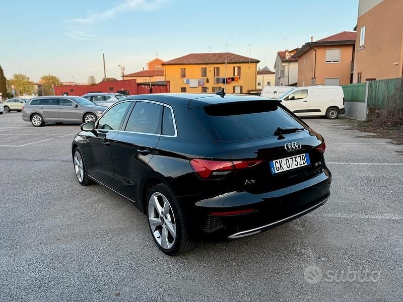 Usata Audi A3 150 CV (110 kW) 2022 Nero Berlina
