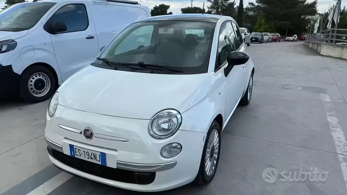Usata Fiat 500 Lounge 69 CV (50 kW) 2013 Bianco Berlina