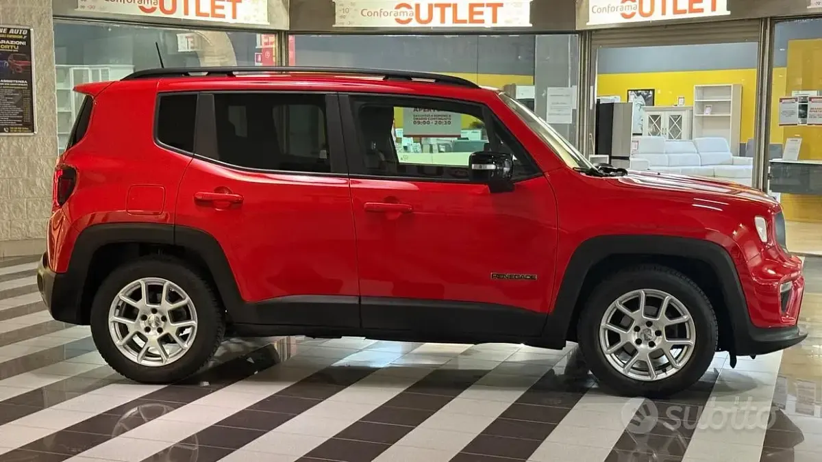Usata Jeep Renegade Limited 130 CV (95 kW) 2022 Rosso SUV