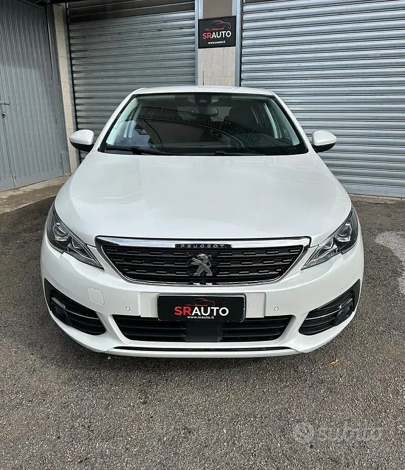 Usata Peugeot 308 Allure 131 CV (96 kW) 2018 Bianco Berlina