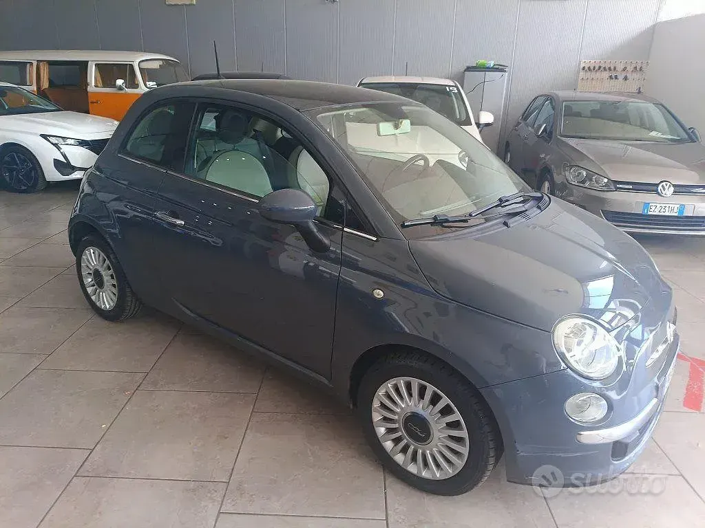 Usata Fiat 500 Lounge 95 CV (69 kW) 2012 Grigio Utilitaria