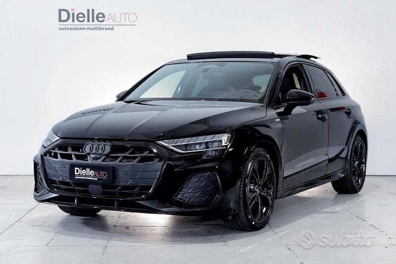 Nuova Audi A3 S-Line 150 CV (110 kW) 2025 Nero Coupé