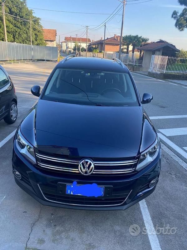 Usata VW Tiguan 140 CV (102 kW) 2013 Blu SUV