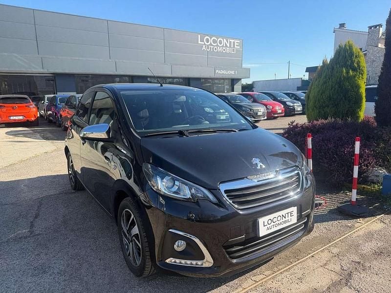 Usata Peugeot 108 Allure 72 CV (52 kW) 2019 Nero Utilitaria